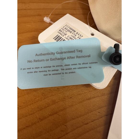 Hermès Casquette Femme Davis “Jungle Love Fluo” Baseball Cap Beige Camel – NWT - Picture 8 of 10